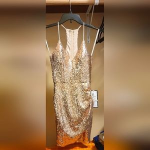 Macy's dress, Sparkly pink, Size 0